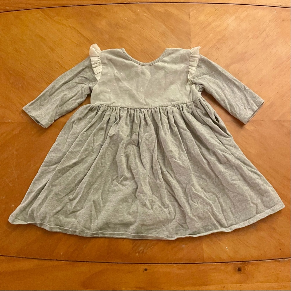 Pippa & Julie Elegant Gray Kids Dress